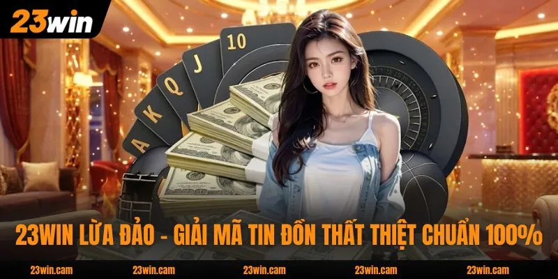 23WIN Lừa Đảo - Giải Mã Tin Đồn Thất Thiệt Chuẩn 100%