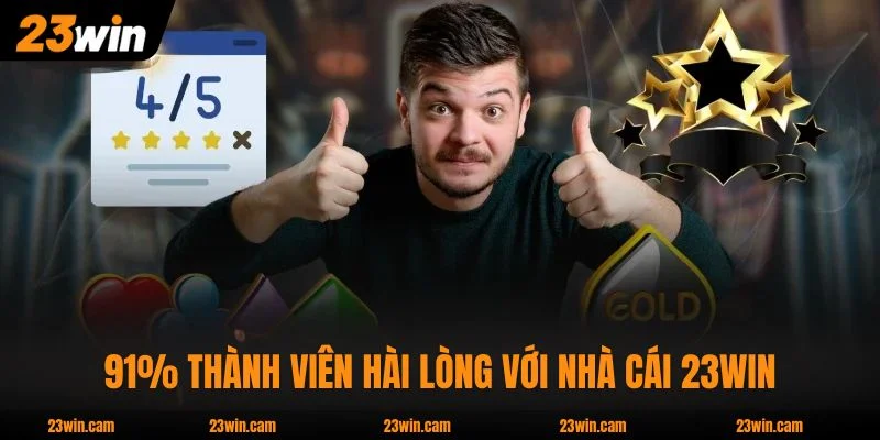 23Win 🎖️ Trang Chủ 23Win.Com Chính Thức - Link Mới 3/2026 24 91% thành viên hài lòng với nhà cái 23WIN