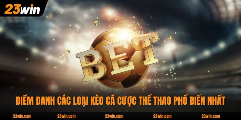 Cá Cược Thể Thao - Cơ Hội Nhận Thưởng Gấp 5 Lần Vốn Cược 3 Điểm danh các loại kèo cá cược thể thao phổ biến nhất