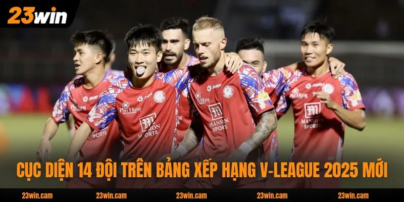 Bảng Xếp Hạng V-League 2025 Và Đánh Giá Chuẩn Xác Nhất 2 Cục diện 14 đội trên bảng xếp hạng V-League 2025 mới