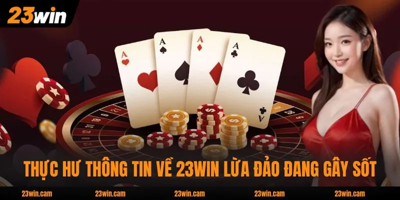 Thực hư thông tin về 23WIN lừa đảo đang gây sốt